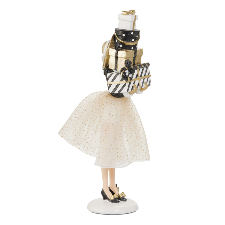 Figurine de Noël Holiday Shopper – 14 po — variantes sur fond blanc