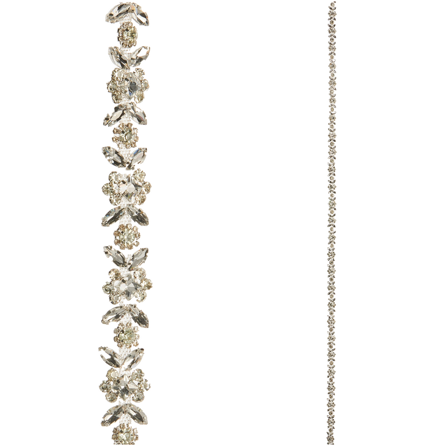 Guirlande transparente à effet bijoux – 6 pi — variantes sur fond blanc