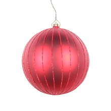 Boule Mat Mât.  Rouge  4"  BTE4