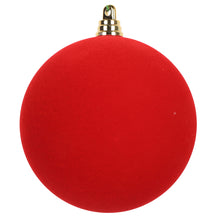 Boule Floc.  Rouge  4"
