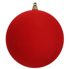 Boule Floc.  Rouge  6"