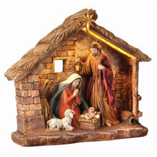 Crèche de Noël – Naturel – 16 po