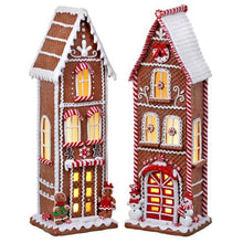Maison de Noël lumineuse aux bonbons – Multicolore – 17 po haut