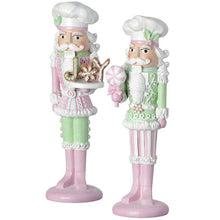 Casse-noisette décoratif aux bonbons pastel – Rose et menthe – 11,5 po