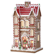 Maison de Noël lumineuse aux bonbons – Multicolore – 24 po