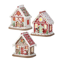 Maison de Noël lumineuse Candycane Lane aux bonbons – Multicolore – 8,5 po