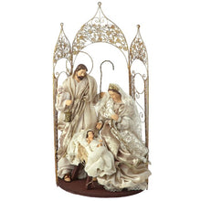 Sainte Famille décorative – Ivoire et champagne – 22 po