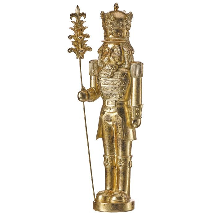 Casse-noisette décoratif doré – Or et champagne – 15,5 po