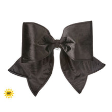 Boucle de Noël extérieure en velours résistant aux UV – Noir – 24 po