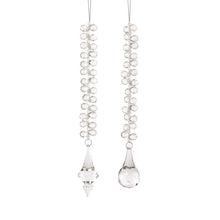 Ornement de Noël en cristal – Transparent – 12 po