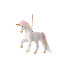 Ornement licorne – Blanc – 6,25 po