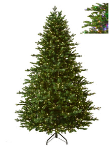 Sapin de Noël artificiel Windsor – Vert – DEL double couleur – 6,5 pi