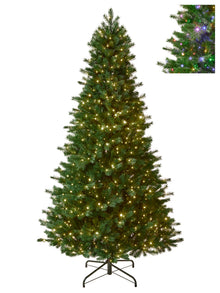 Sapin de Noël artificiel Prospect – Vert – DEL double couleur – 12 pi