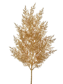 Tige décorative de Noël d’armoise – Or – 27 po