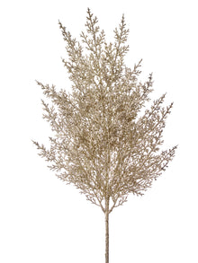 Tige décorative de Noël d’armoise – Platine – 27 po
