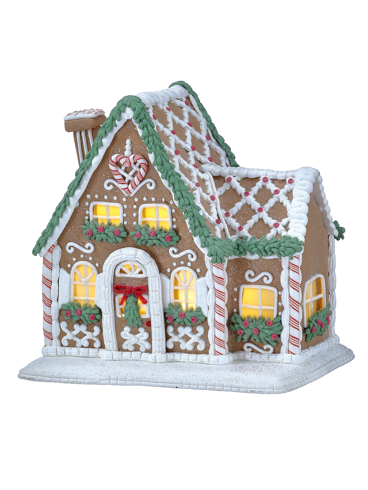 Maison lumineuse du village en pain d’épice – 8 po