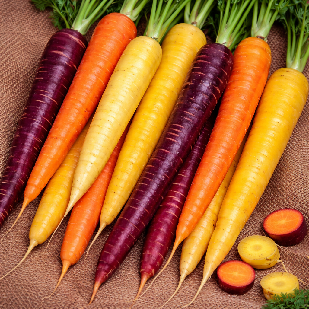 Organic Rainbow Carrot Mix