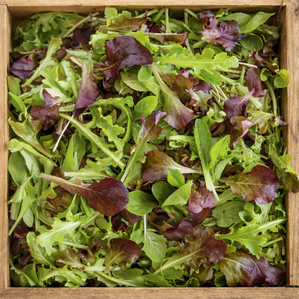 Organic mesclun lettuce mix