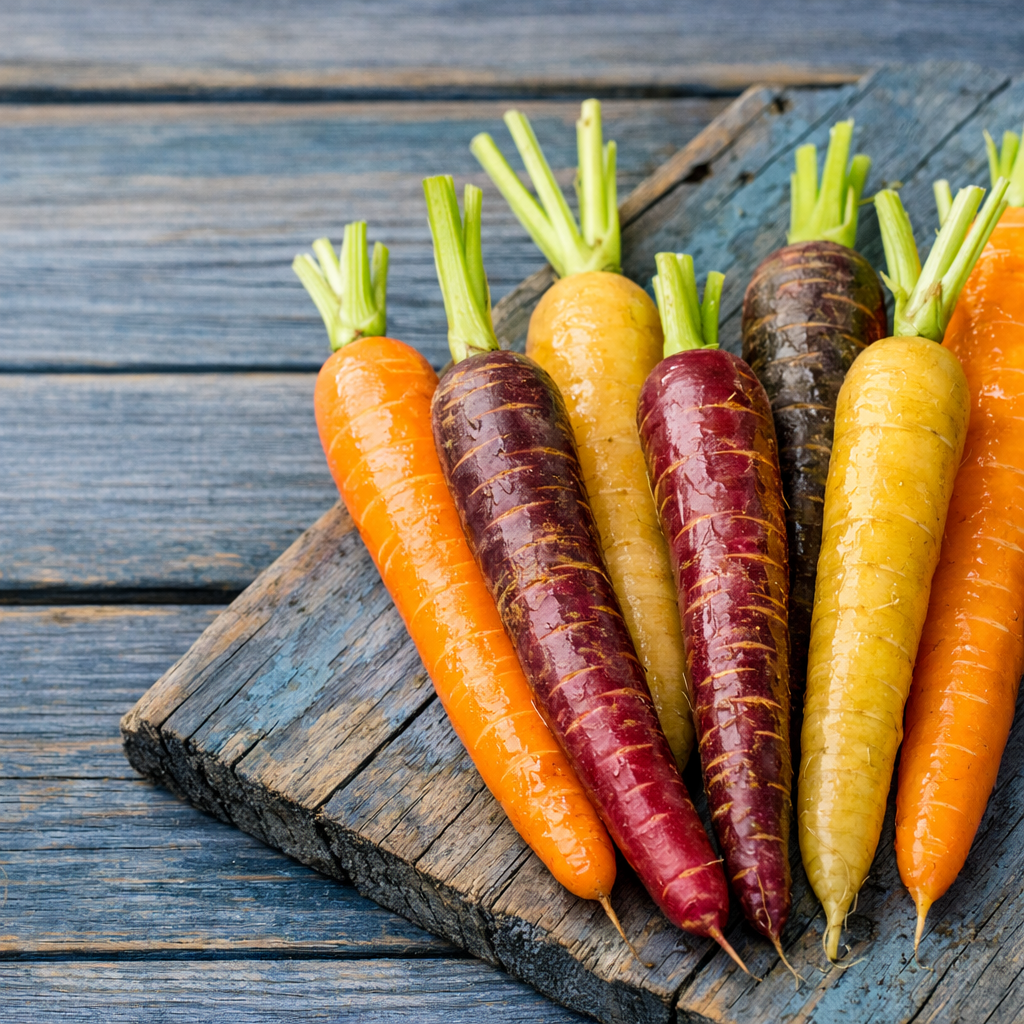 Organic Rainbow Carrot Mix