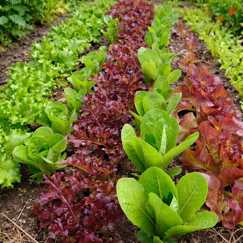 Organic lettuce mix