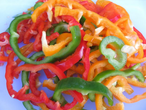 Mélange de poivrons (<em>Capsicum annuum</em>)