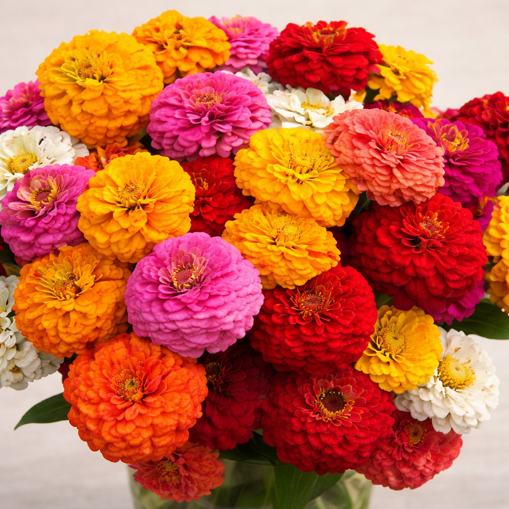 Mélange de zinnias bio