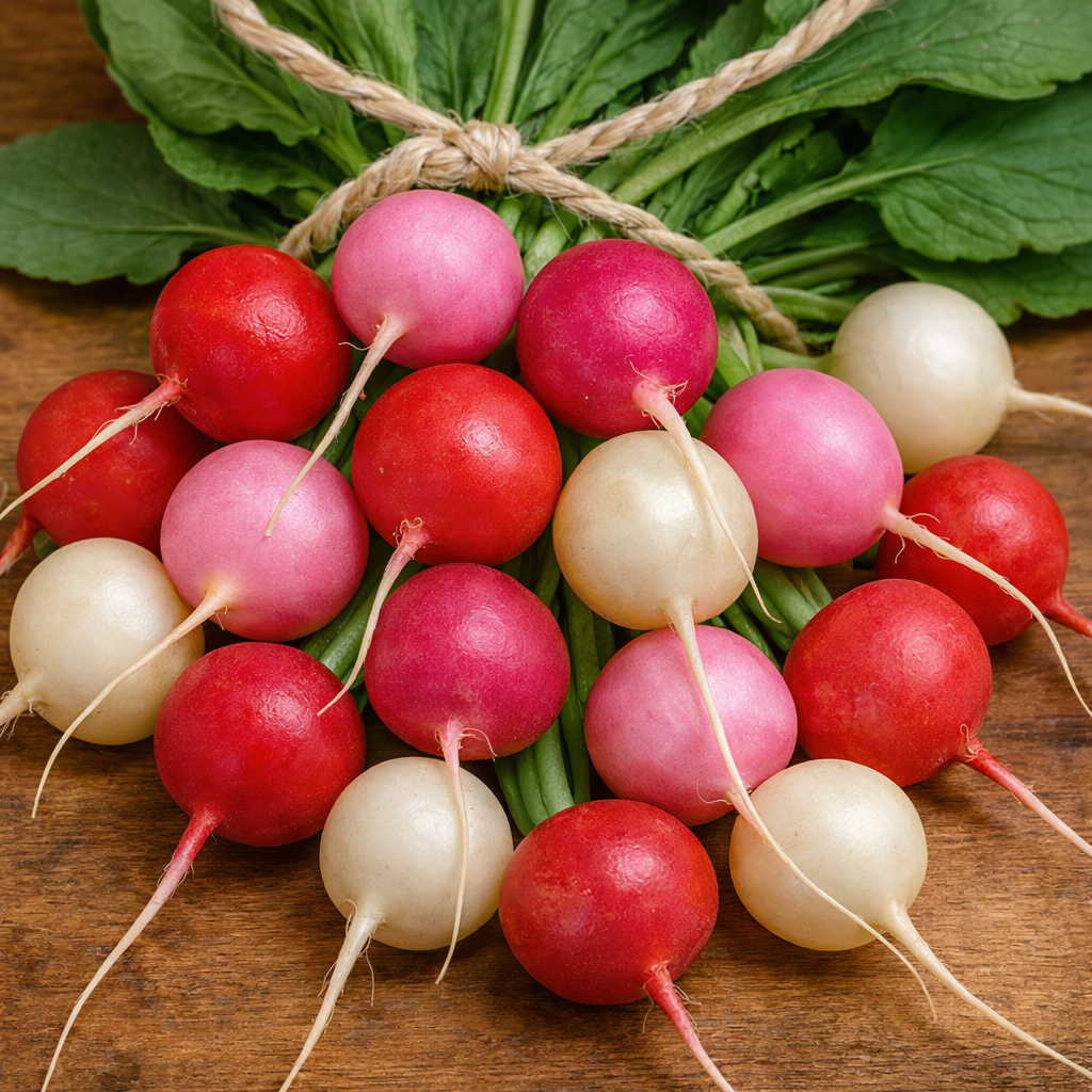 Organic 'Easter Egg' radish mix