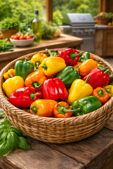 Mélange de poivrons 'Mini Belle' bio (<em>Capsicum annuum</em>)