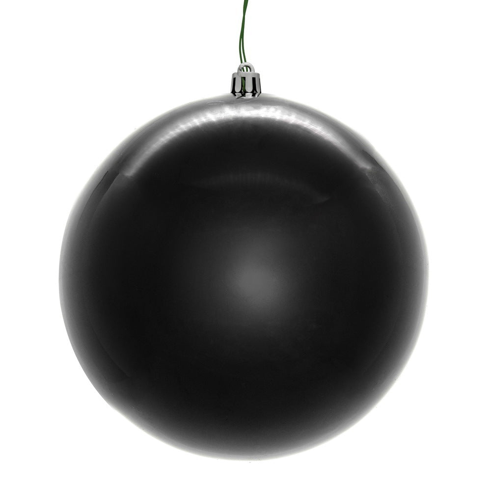 Boule Perle   Noir  6"  Bte/4