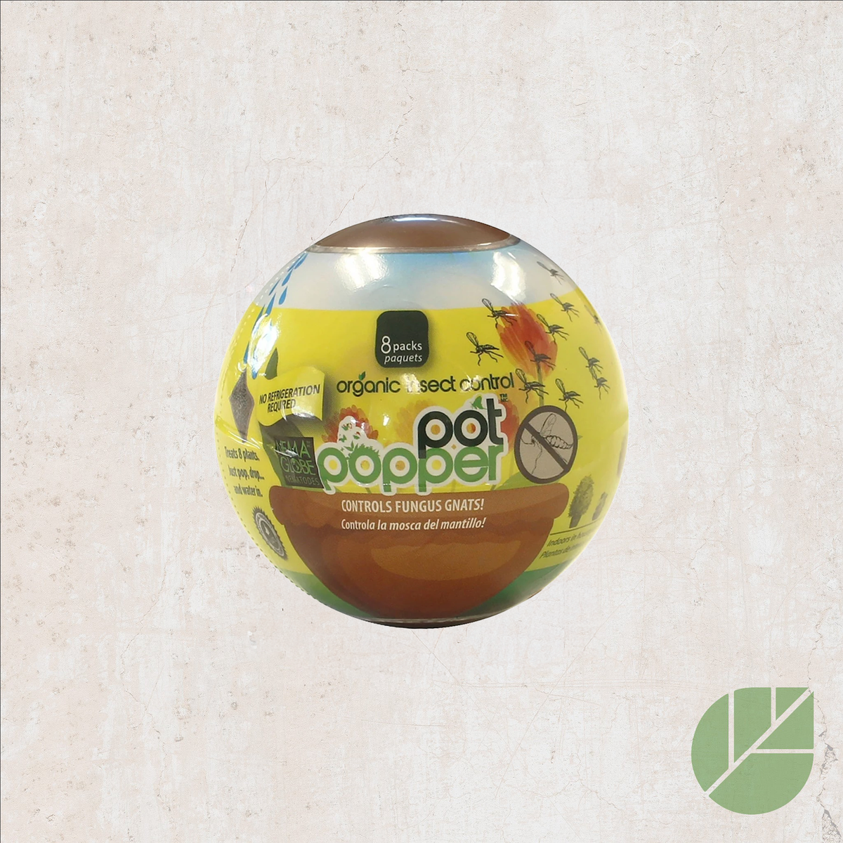 Nématodes Pot Poppers Nema Globe pour plantes en pot