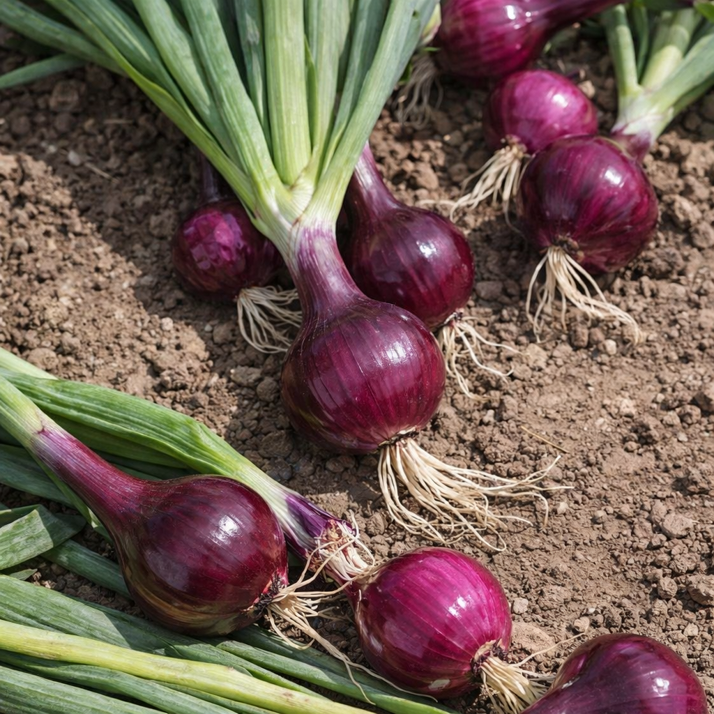 Organic 'Red Baron' red onion