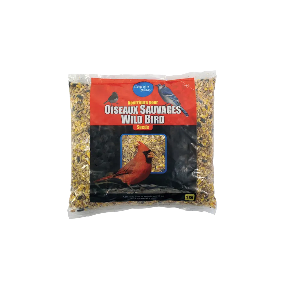 Mélange de graines pour oiseaux sauvages Copain Buddy – 1 kg