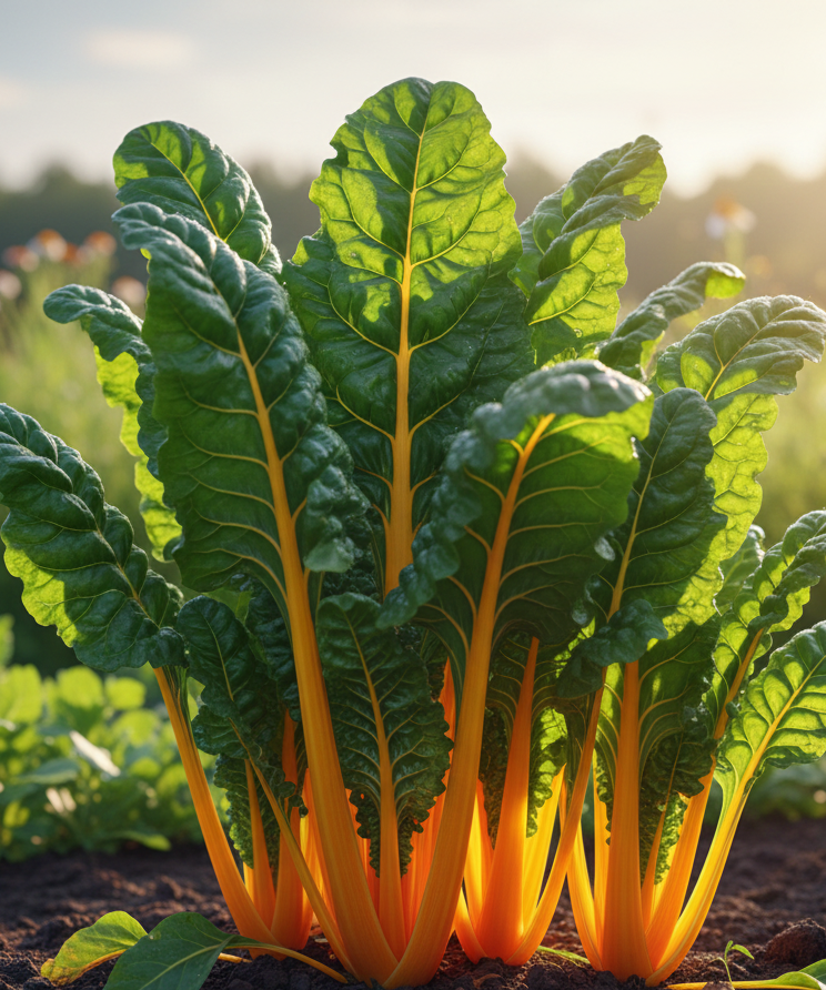Bette à carde ‘Oriole Orange’, semences écologiques (<em>Beta vulgaris</em>)