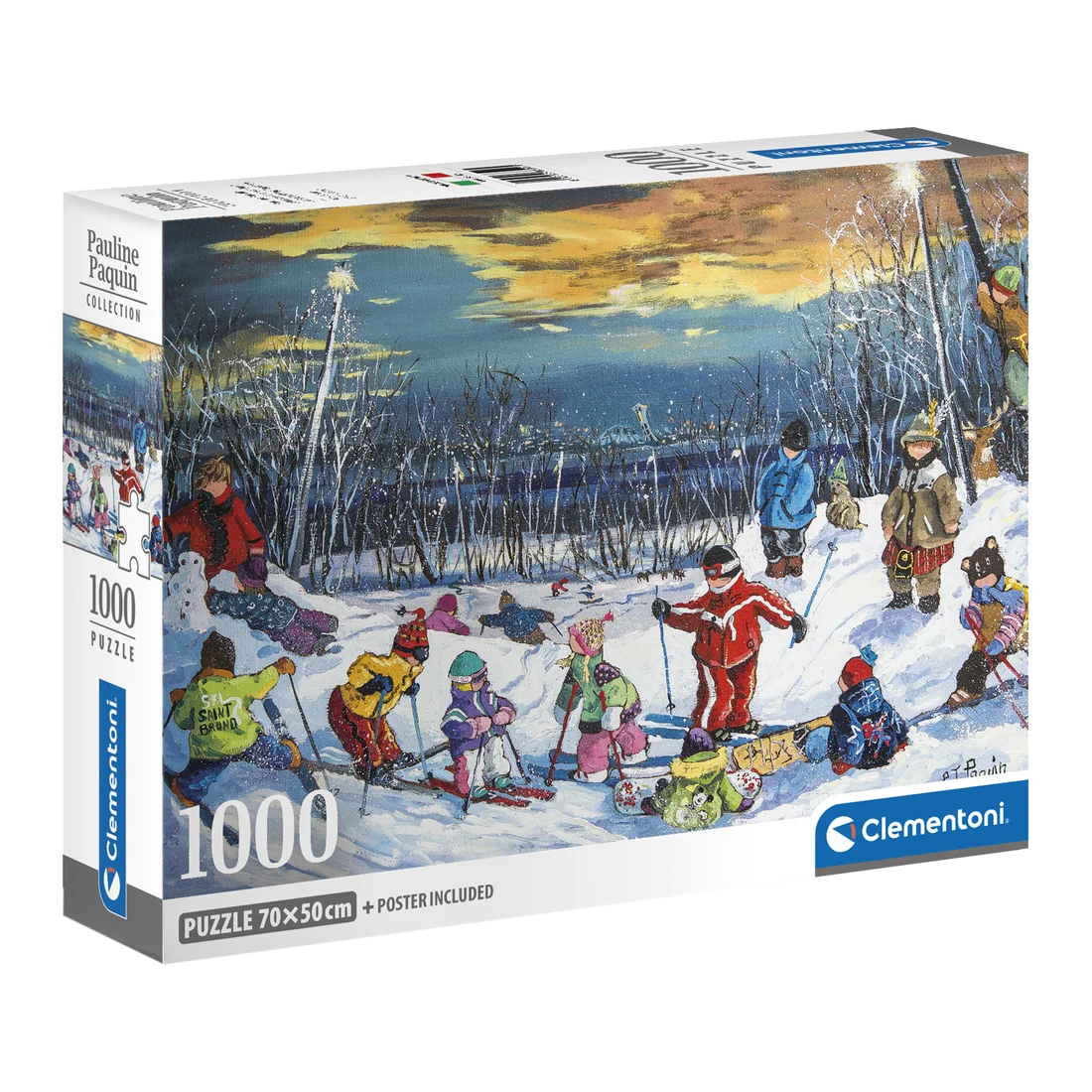 Casse-tête 1000 pièces ‘Skier ensemble’