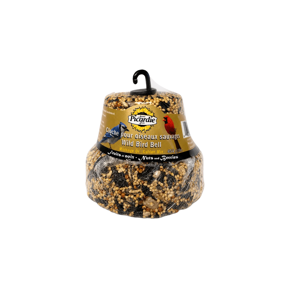 Cloche de graines, fruits et noix Picardie – 454 g