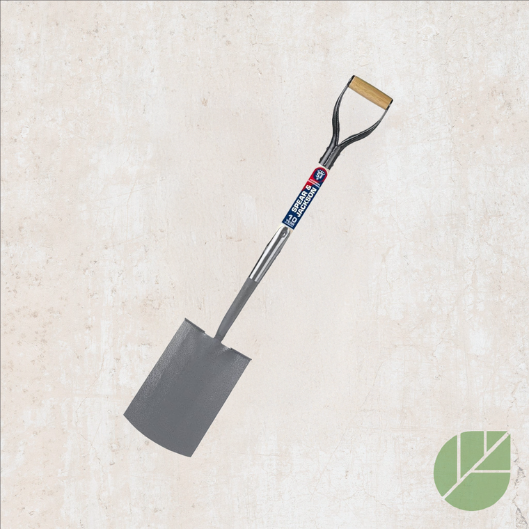 Reinforced construction shovel with footrest