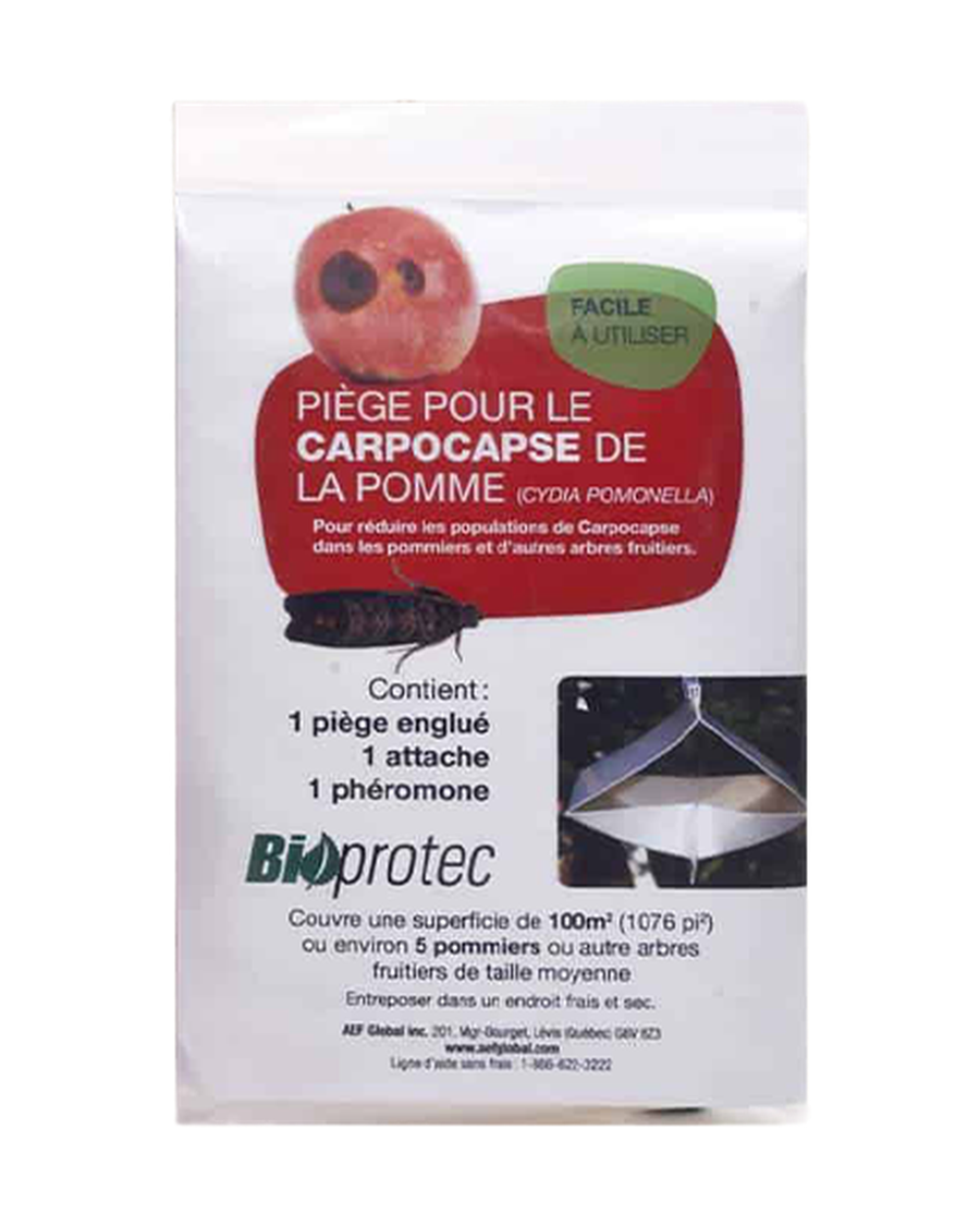 Piège à carpocapse BioProtec pour pommes et poires — photo sur fond blanc