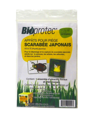 Cartouche leurre phéromonal BioProtec pour scarabées — photo sur fond blanc