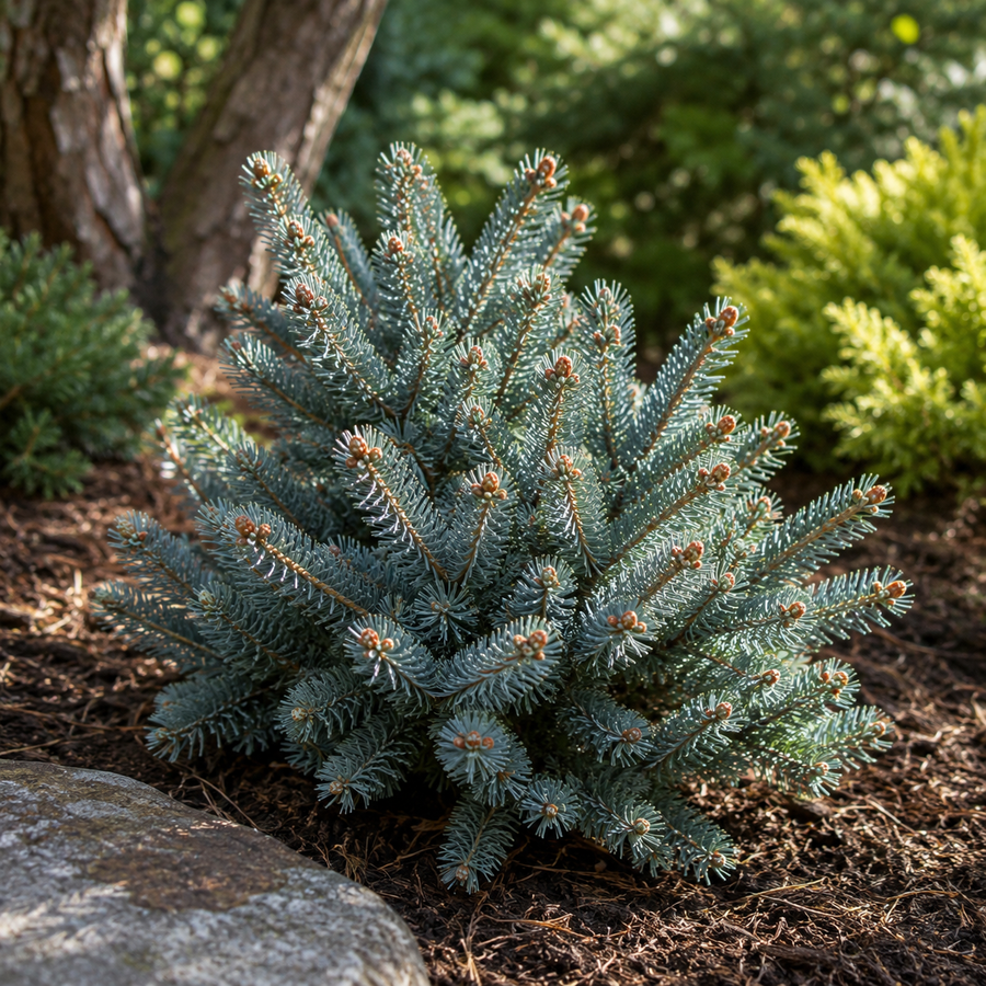 Picea glauca 'Blue Teardrop'