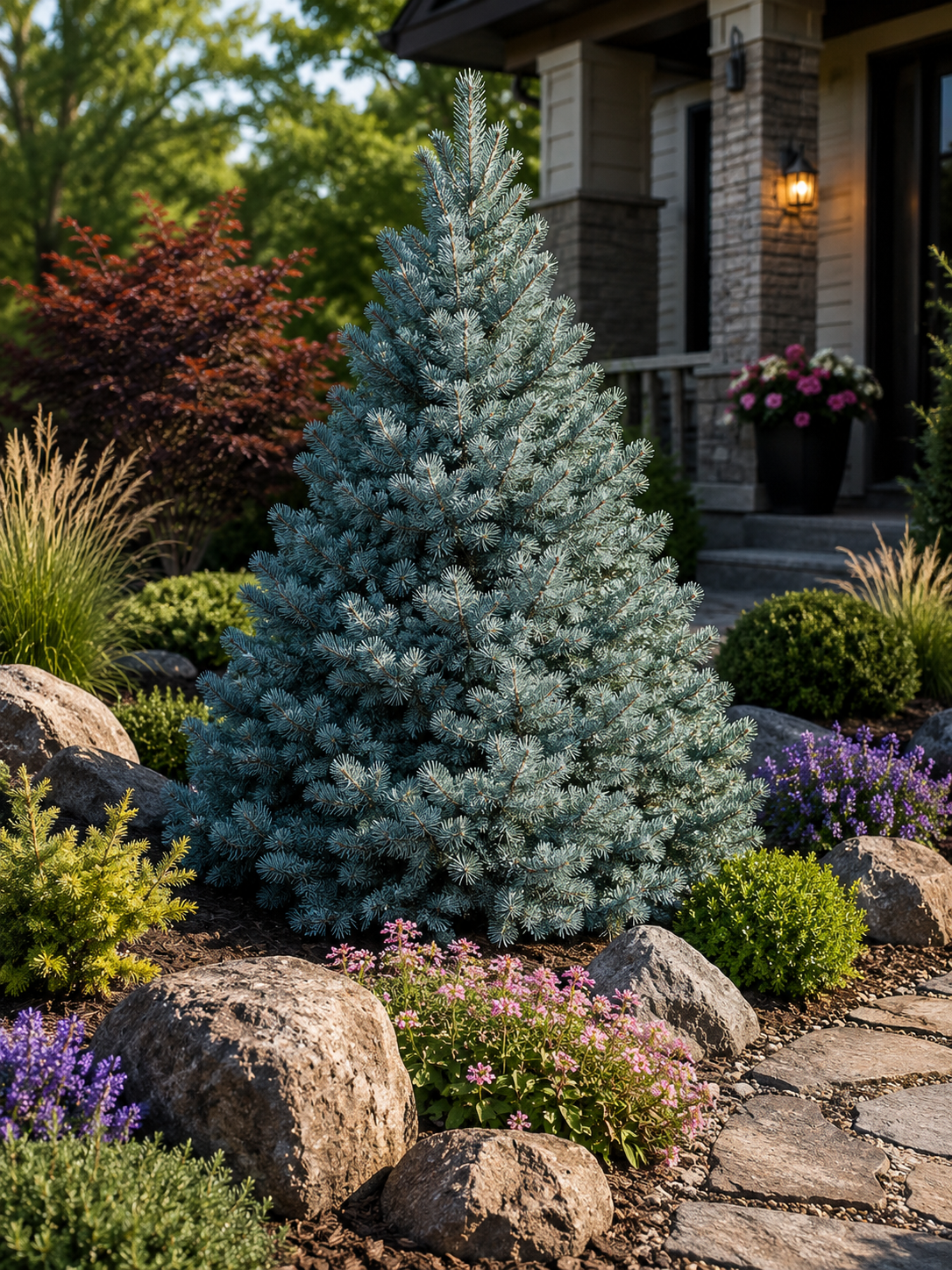 Picea glauca 'Yukon Blue'