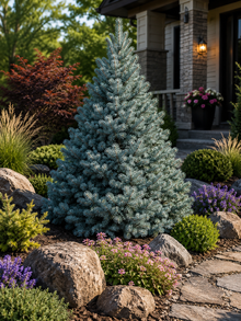 Picea glauca 'Yukon Blue'