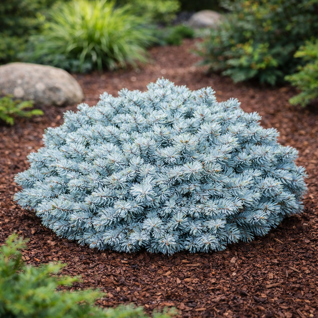 Picea pungens 'Moonstone'
