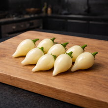 White Biquinho hot pepper (<em>Capsicum chinense</em>)