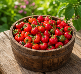 Organic Cherry Bomb Hot Pepper Seeds