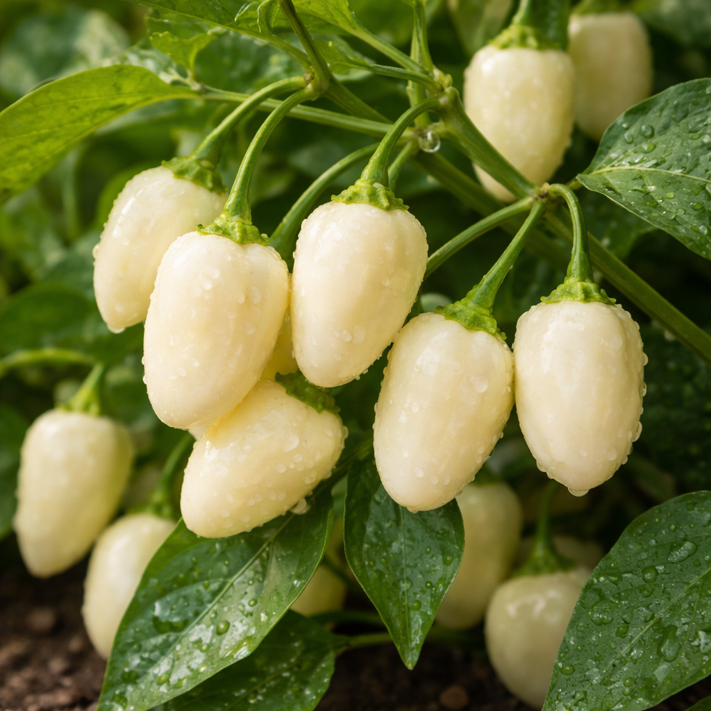 Piment fort 'Habanero Mini' blanc bio