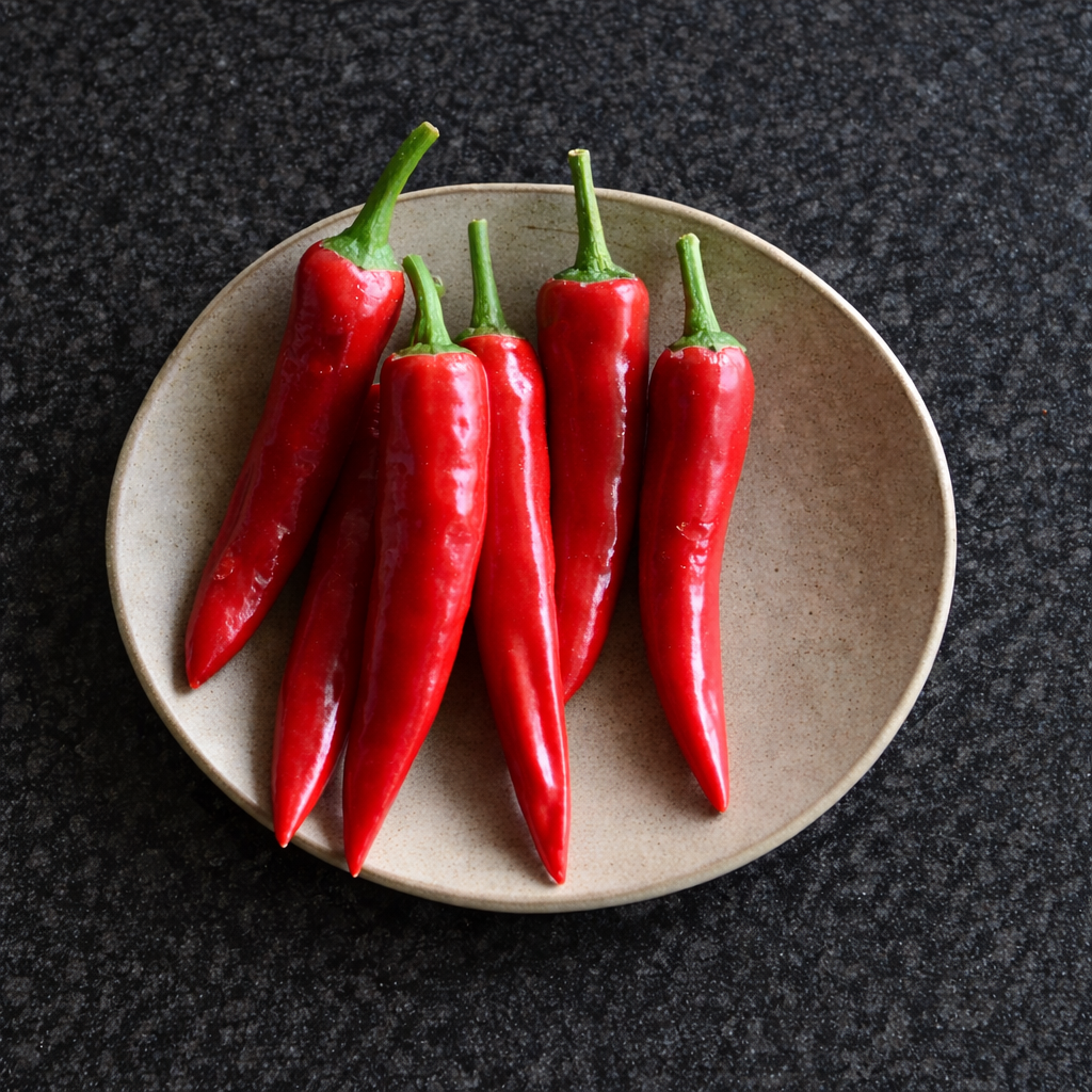 Piment fort 'Korean Dark Green' bio
