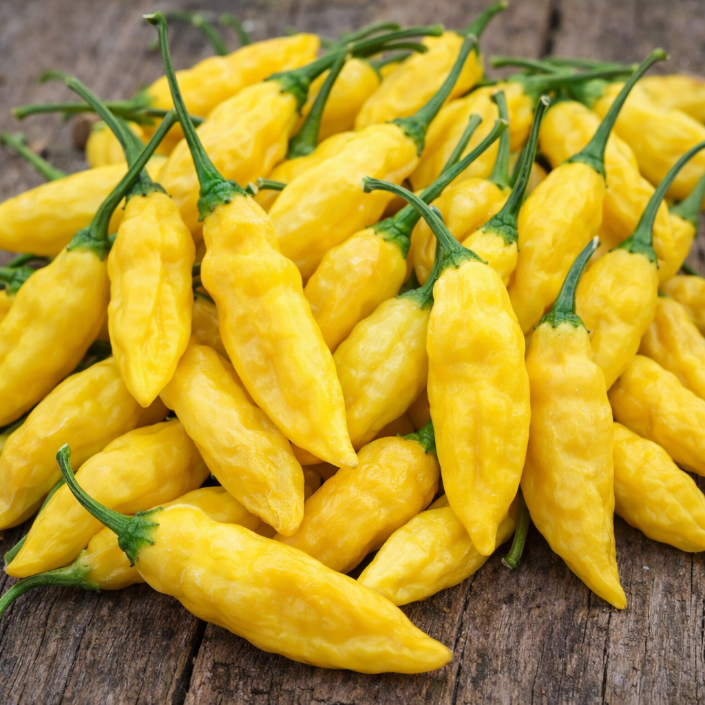 Organic 'Lemon Drop' hot pepper