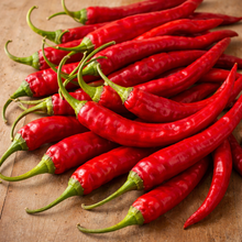 Organic 'Red Rocket' hot pepper