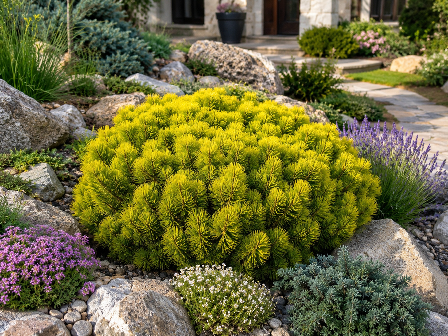 Pinus mugo 'Wintersonne'