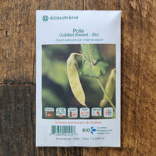 Organic 'Golden Sweet' peas